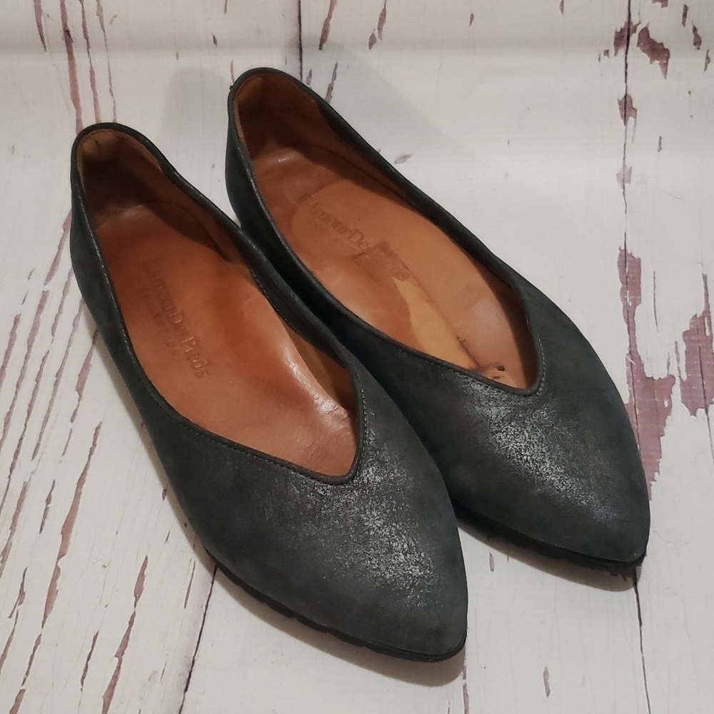 L' Amour Des Pieds 7 flats gray shoes